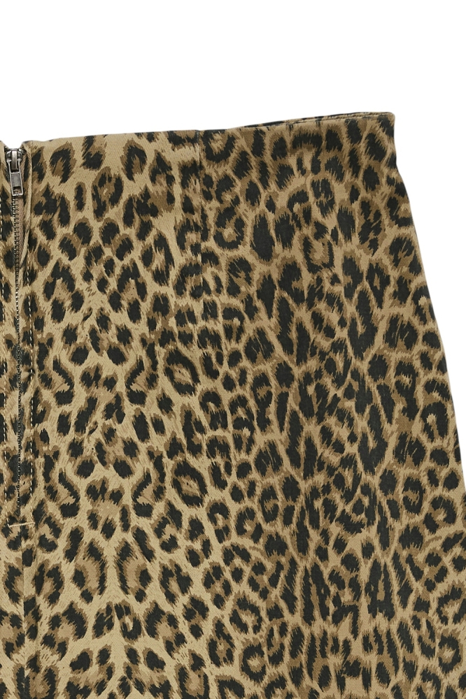 VMNELLY HR SHORT SKIRT AOP NOOS 10329966 SILVER MINK/LEO
